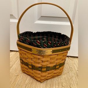 Snowflake Basket 1997 Limited Edition Longaberger Christmas Collection